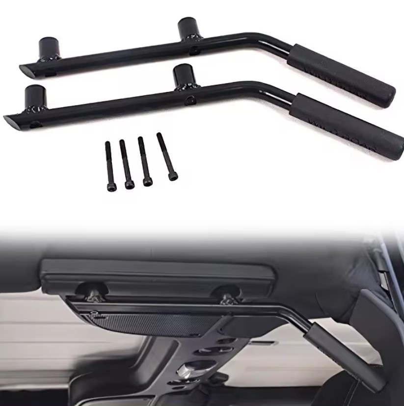 სახელური WRANGLER 2007-2017 სალონის შავი ლითონის, წინა (კომპლექტი)